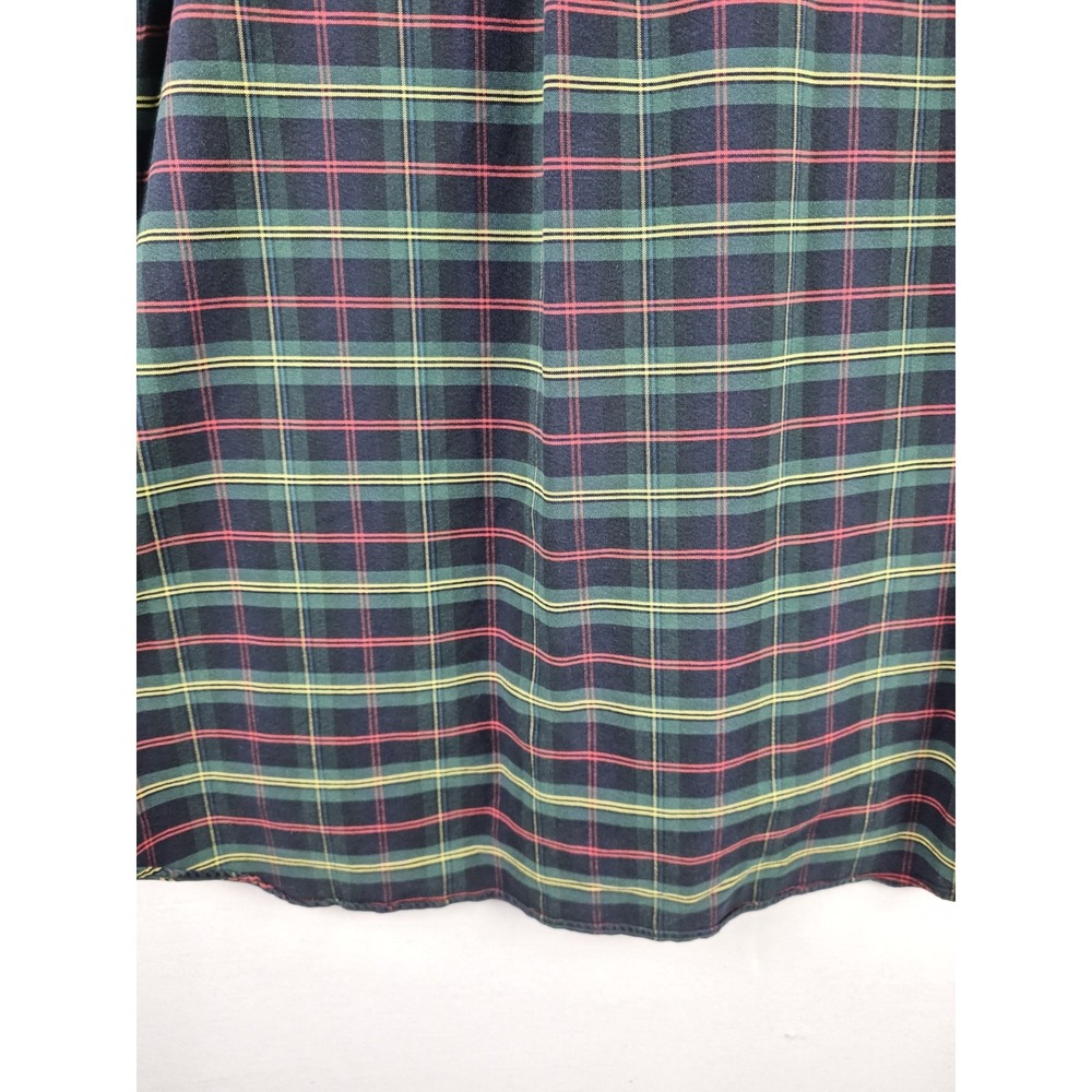 Vintage 90s Ralph Lauren The Big Shirt Mens 2XL Heavy Flannel Tartan Plaid - Picture 12 of 13